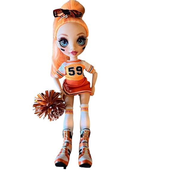 MGA Entertainment Other - Rainbow High Poppy Rowan Cheer Doll Orange 2019 MGA Entertainment